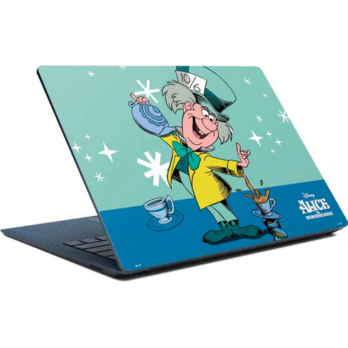 Disney Alice in Wonderland Mad Hatter Tea Party Surface Laptop Skin